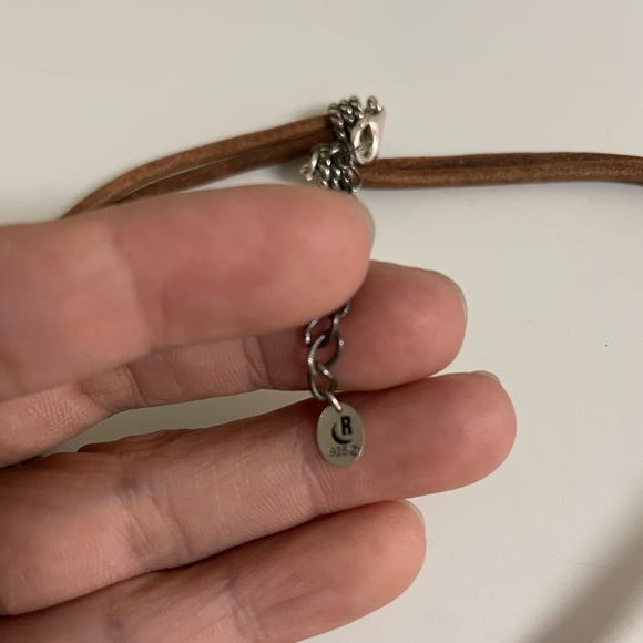 Relios Carolyn Pollack Sterling Silver Pink Mother of Pearl Necklace 18-inches - Picture 6 of 6